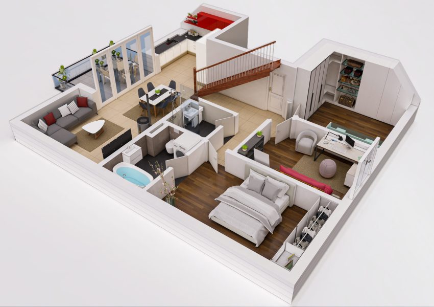 3D Plan Appartement